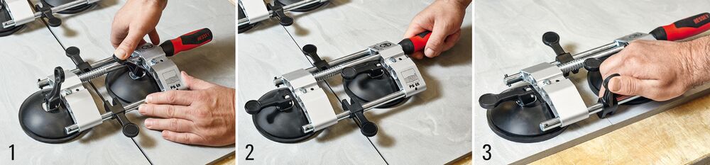 PS55 plate clamp, clamping range 10–55 mm