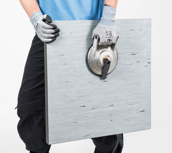 Veribor® Aluminium single-nap suction lifter.