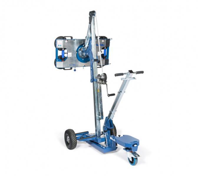 Liftmaster hoist with manual lifting system.